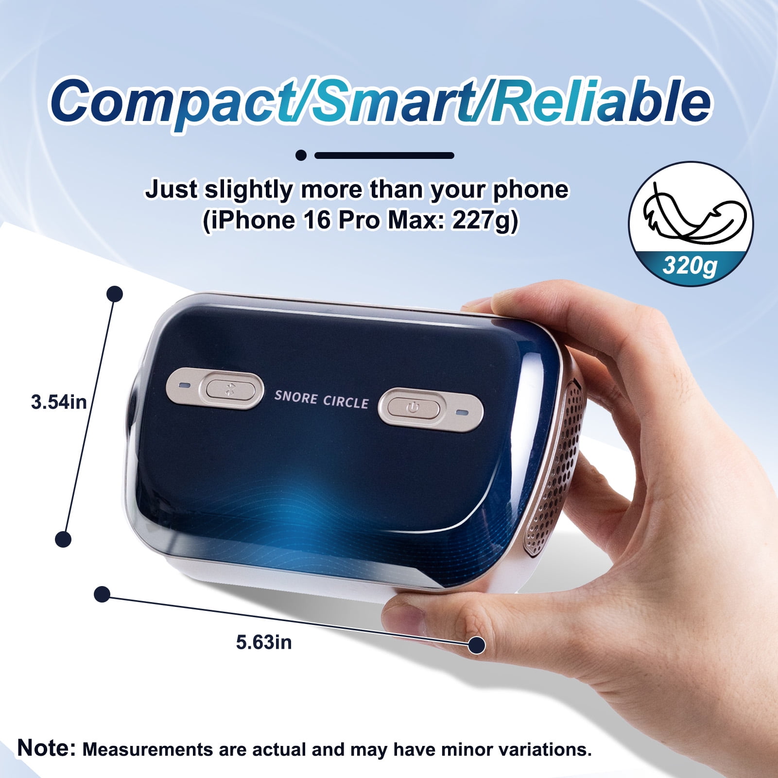 CVHVBH Portable Single-Channel Positive Pressure Airflow Modulation Equipment with Auto/Manual Settings, Under 37dB for Nighttime Comfort, Perfect for Home Comfort and Travel Convenien