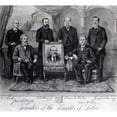 thumbnail image 2 of Founders Of The Knights Of Labor In 1886. Front Row James S. Wright History (24 x 18), 2 of 2