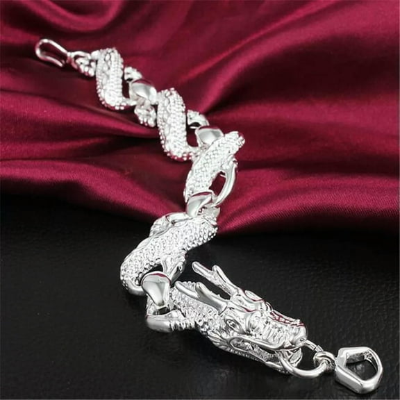 New Popular 925 Silver Cool Dragon Bracelet Fashion Women Bracelet Jewelry Sale