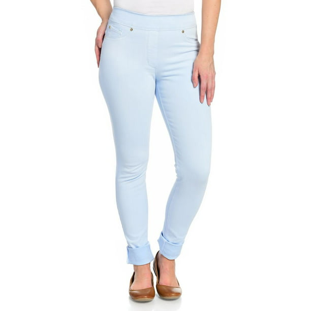 Nygard Slims Stretch Denim 2-Pocket Elastic Waist Jeans Or, 48% OFF