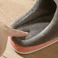 thumbnail image 5 of Yindaity Women Slippers Fuzzy House Slippers for Women Fluffy Memory Foam Suede Slippers with Collar Indoor Outdoor(Pink,15.99), 5 of 8