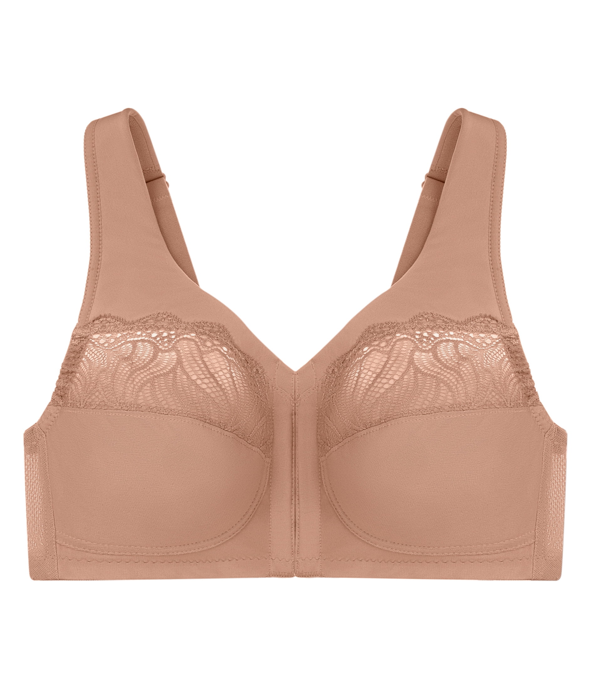 Glamorise MagicLift Natural Shape Front-Closure Wirefree Bra 1210 (Women's & Women's Plus)