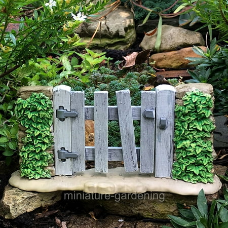 Mcgregors Garden - Miniature Mr McGregor's Garden Gate for Miniature Garden, Fairy Garden
