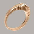 thumbnail image 3 of LBG British Made Stunning 14k Rose Gold Natural Opal Unisex Anniversary Ring - 33 size options - Size 8.5, 3 of 4