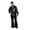 thumbnail image 1 of Camisa RG Costume Disco Inferno con lentejuelas negras, talla L, 1 of 1