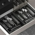 thumbnail image 6 of LAIQIEN Comvenient Cutlery Storage Box with Lid Easy to Carry and Maintain Chopsticks Box Dustproof Drainage Knife Fork & Spoons, 6 of 9