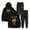 Black, variant on Jey Uso Yeet Golden Logo Hoodies Jogger Pants Two Piece Set Sweatshirts+Sweatpants Women Men's Set