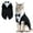 Black, variant on Cat Tuxedo Suit, Cat Halloween Costumes for Cats Only, Sphynx Cat Tuxedo Outfit Costume with Bow Tie, Kitten Formal Attire Wedding Birthday Onesie Clothes for Male Girl Hairless Cats