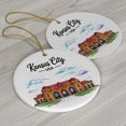 thumbnail image 3 of Kansas City USA Christmas Ornament, Collection of City Travel Souvenirs for Family and Friends, Christmas Tree Ornament City Travel, Trips of The Year, Christmas Ornament 2025, 3 of 5