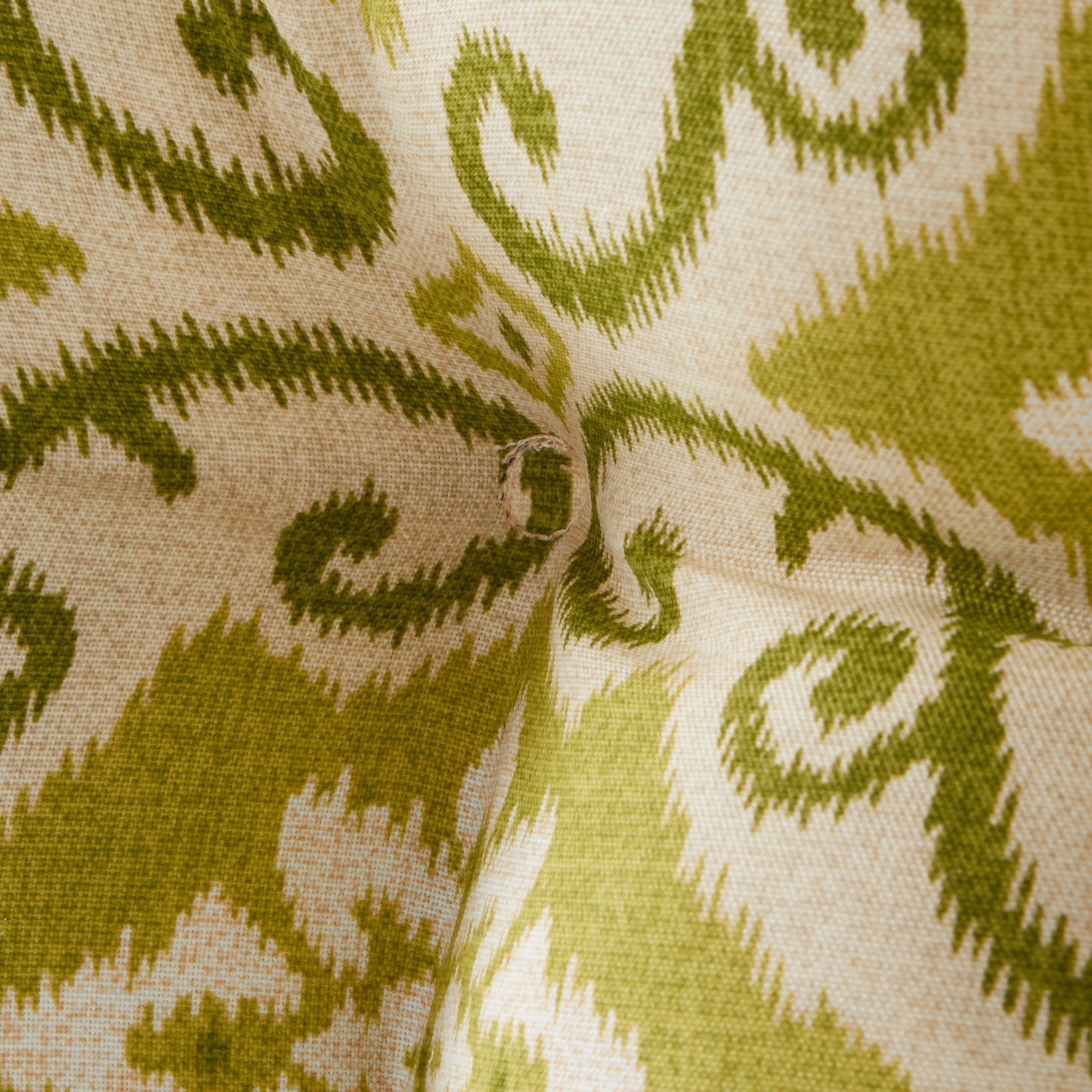 Greendale Home Fashions Outdoor Tufted 42'' x 21'' Chair Cushion, Set of 2, Shoreham Ikat