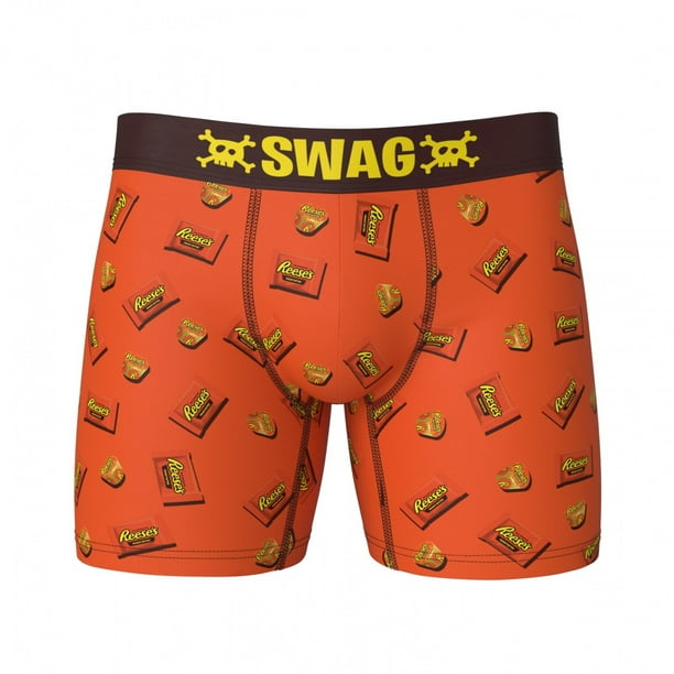 Reese's Peanut Butter Cups SWAG Boxer Briefs with Novelty Packaging-Large  (36-38) 