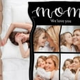 thumbnail image 3 of AISENIN Custom Gifts for Mom Blanket Custom Blankets with Photos Best Mom Ever Personalized Picture Blanket Customized Blankets with Photo Collage Throw Christmas Birthday for Mom, 3 of 5