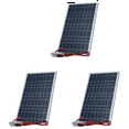 thumbnail image 2 of 3X 12V Solar Panel Kit Complete 30W Power Portable Outdoor Rechargeable Solar Cell Generator for Home, 2 of 8
