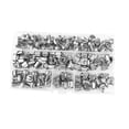 thumbnail image 3 of relayinert 50 Pieces M6 Cage Nuts and Nuts Screws Professional Mount Set Rack Iron Cage, 3 of 6