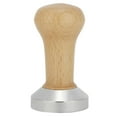 thumbnail image 3 of Tamper De Café, Tamper De Prensa De Café Portátil, Accesorios De Café De 51 Mm Para La Oficina En El Hogar OTVIAP Parte inferior de la plataforma de 51 mm color madera, 3 of 8
