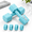 Blue, variant on Adjustable Dumbbell Set of 2, 6 Lbs Total, Black, Fast Switching Hand Weights for Home Workouts