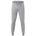 thumbnail image 5 of pxiakgy men's pants mens pants casual solid color lace-up track workout pants with pocketmen's casual pants grey + xxl, 5 of 7