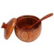 thumbnail image 5 of Olla De Madera Para Especias, Azucarero, Sal, Pimienta, Caja De Condimentos Con Cuchara Y Tapa, Herramienta De Cocina, 5 of 7