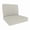 Canvas Granite Sunbrella®, variant on Covers&All Outdoor Sunbrella Deep Seat Cushion Set, Water, UV & Fade Resistant Patio Chair Cushions, High-Density 5" Thick Seat & Back Cushions for Outdoor Furniture