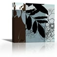 thumbnail image 1 of Blue-White Silhouette II - Contemporary Fine Art Giclee on Canvas Gallery Wrap - wall décor - Art painting - 36 x 36 Inch - Ready to Hang, 1 of 2