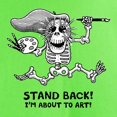 thumbnail image 3 of CafePress - Stand Back! T Shirt - Light T-Shirt - CP, 3 of 4