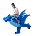 thumbnail image 2 of Joyfy Ice Dragon Inflatable Costume for Adult,Blow up Ride on Dinosaur Costume Funny Halloween Inflatable Costume for Party Dress up, 2 of 8