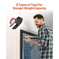 thumbnail image 5 of Heavy Duty 15ft x 2in Hook Loop Tape and 16.4ft x 0.94in Double-Sided Strips, Black + Red Combo, 5 of 11