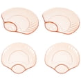 thumbnail image 4 of 8 Pcs Plastic Snack Storage Trays for Dried Fruits, Nuts, and Household Use - Bone White Dish Organizer, 4 of 6
