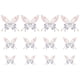 thumbnail image 1 of Pared-Down Mariposa 3D, Decorativa Dorada, Lujo, Transforming Habit, Fondant y Bodas y Baby Shower, Fácil de Usar, Peradhesivo, Juego 12 Piezas, Tamaños de 6, 8 y 12 Cm, 1 of 1