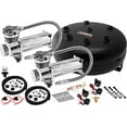thumbnail image 2 of Vixen Air Suspension Kit for Truck/Car Bag/Air Ride/Spring. On Board System- Dual 200psi Compressor, 4 Gallon Tank. For Boat Lift,Towing,Lowering,Load Leveling,Bags,Onboard Train Horn VXO4840DC, 2 of 4