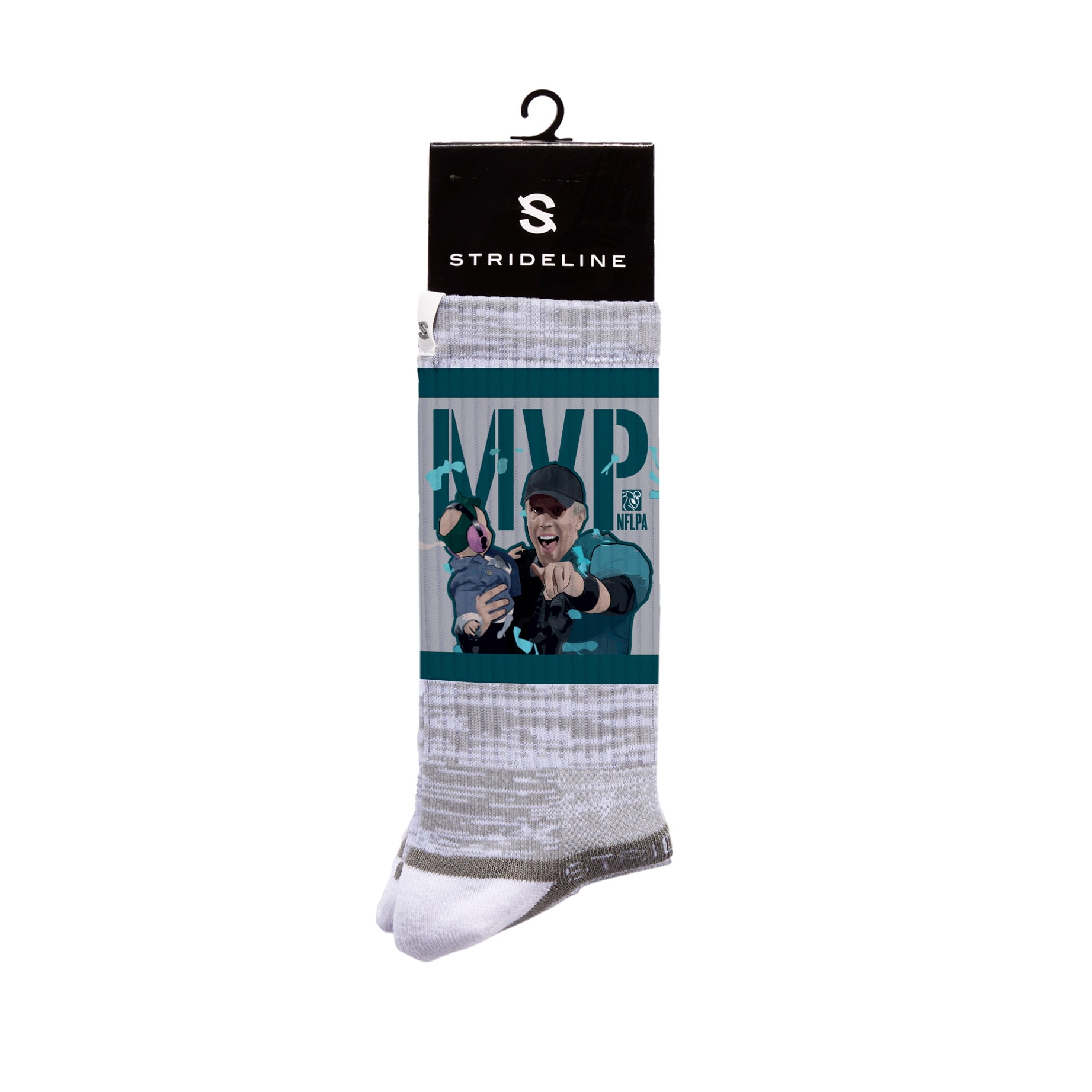 NFLPA Strideline Nick Foles MVP Full Print Crew Socks