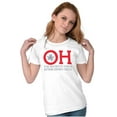 thumbnail image 4 of Ohio Leaf it to Us Funny OH Local Womens Fitted Plus Size Graphic Tee Brisco Brands 2X, 4 of 5