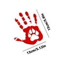 thumbnail image 3 of Meitianfacai Funny Handprints And Dog Sole Of The Foot Vinyl Cars.Auto Parts Sticker, 3 of 5