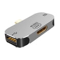thumbnail image 2 of Estación de acoplamiento USB de aleación de aluminio, adaptador divisor de carga PD de usb DP, portátil PD tipo Yotijar  Estación de acoplamiento, 2 of 10