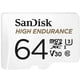 thumbnail image 3 of Tarjeta microSDXC SanDisk High Endurance 64 GB C10 U3 V30 4K UHD, 3 of 3