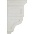 thumbnail image 2 of Ekena Millwork 5"W x 5 3/4"D x 10"H Medium Reyes Wood Vintage Decor Corbel, Chalk Dust White, 2 of 6