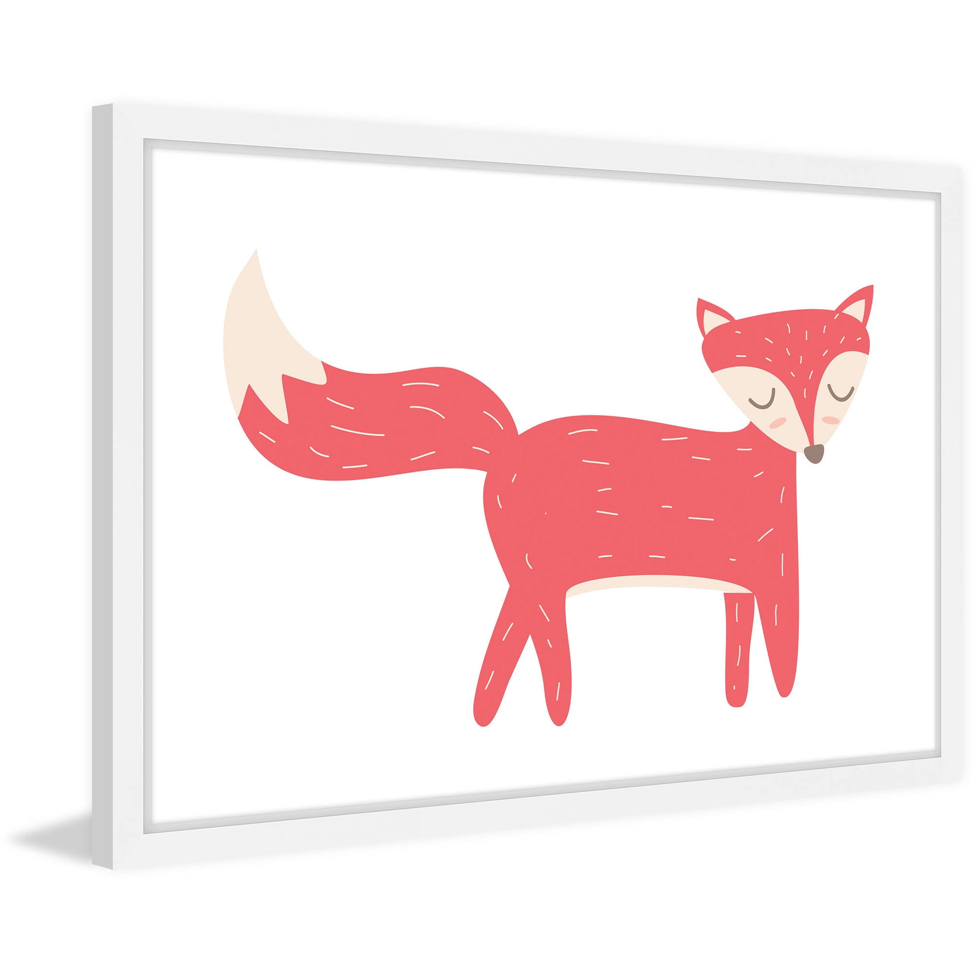 "Red Fox" Framed Painting Print