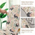 thumbnail image 5 of Yayeee 2 Pack Dining Chair Covers Stretch Parson Chairs Slipcovers Seat Protector, West Wild Pattern, 5 of 6
