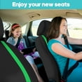 thumbnail image 3 of FH Group Car Seat Covers Cloth - Car Seat Covers for Low Back Car Seats with Removable Headrest, Universal Fit - Front Set, 3 of 7