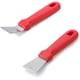 thumbnail image 4 of Cleaning Scraper, Cleaning Utensils For Ovens, Stoves, Induction Hob, Stainless Steel Scraper,red, 2 Pieces (straight Version + Curved Version), 4 of 5