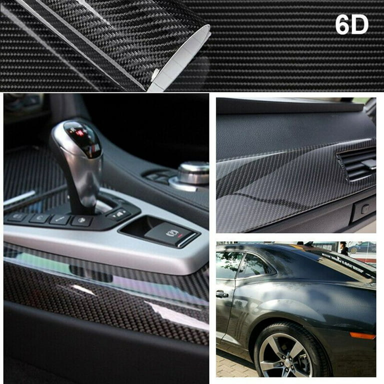 Wilktop 6D Carbon Folie, Hochglanz 6D Autofolie Carbon Vinyl Auto