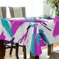 thumbnail image 5 of Yayeee Tablecloths 54" x 54" Rectangle Wrinkle Resistant Party Table Cover, Abstract Drawing, 5 of 8