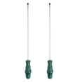 thumbnail image 1 of Uxcell 2 piezas destornillador plano SL6 de 15.7" con imán, destornillador ranurado CR-V con mango ergonómico para reparaciones, verde, 1 of 6