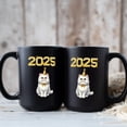 thumbnail image 3 of Happy New Year Persian Welcome 2025 Balloon Firework Party Mug Cat Lover Kitten Owner Gifts Coffee Tea Cup - 01014, 3 of 4