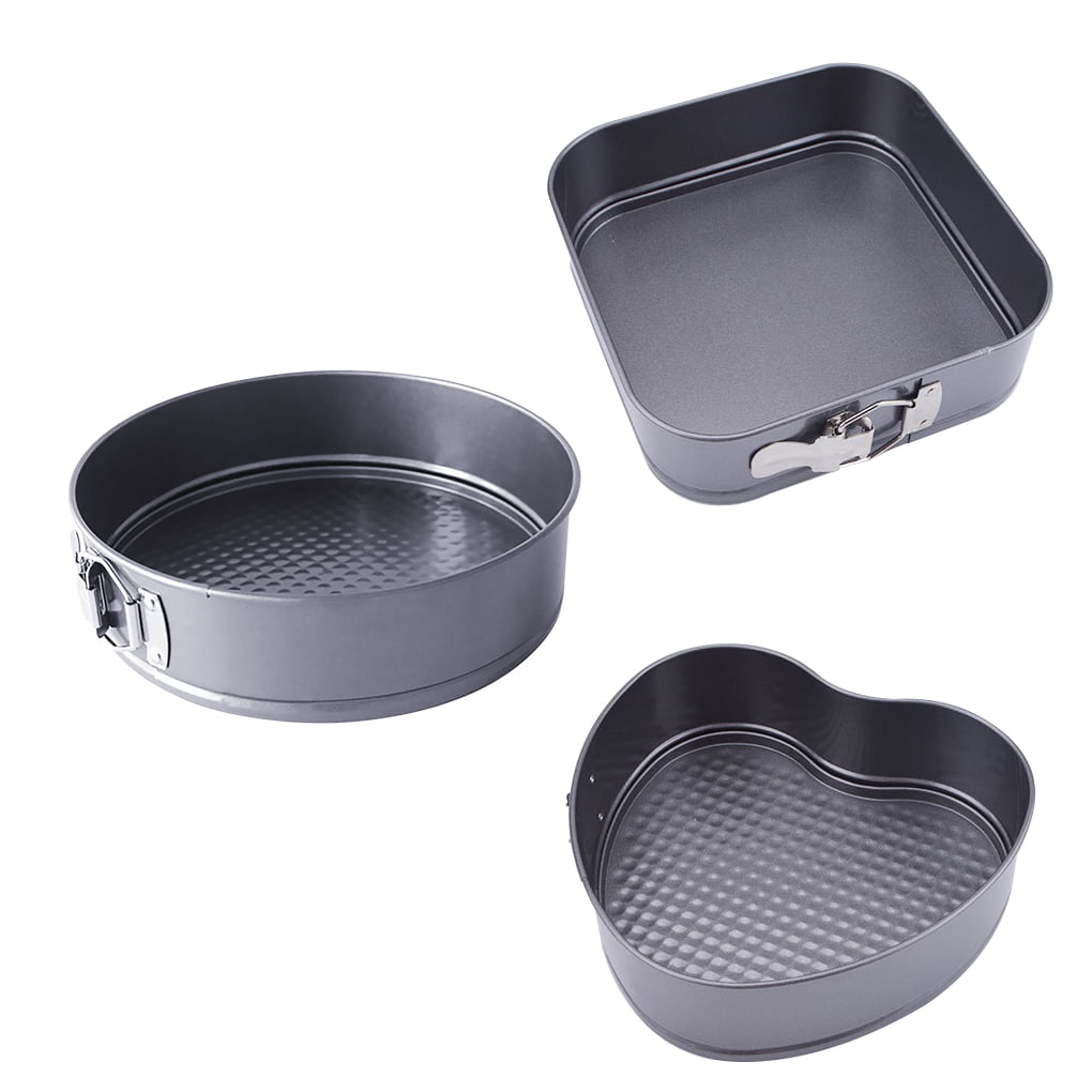 Heart Shape Carbon Steel Non-stick Cake Pan Mold Bakeware Baking Tray Mould 