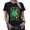 Black2, variant on Happy Earth Day Floral Crown Earth Graphic Tees Womans Tshirt Shirts White/Black S-5XL Tops