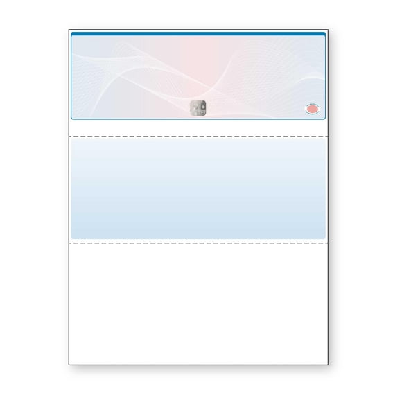 DocuGard Blue/Red Premier+ Top Papier de Contrôle Holographique Haute Sécurité - Nouveau - 20 Caractéristiques de Sécurité - Prévention de la Fraude Holographique en Feuille - Printe Laser/jet d'Encre