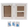 thumbnail image 1 of Pet Paw Print Photo Frame Cat Pawprints Picture Frame and Imprint Kit for All Breeds PetsBlue, 1 of 9