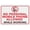 Warning Sign 4, variant on No Parking Turning Bay Sign Funny Decor For House Door Office Business Yard,Metal Aluminum Rust Free Sign - 8"x12", Pre-Drilled Holes, Weather Resistant