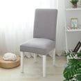 thumbnail image 4 of yeacher Premium Stretch Fleece Dining Chair Covers - All-Season, Durable, Easy-Clean, Fits Home, Hotel, Restaurant, Office - Available in XL & M Sizes - Customizable Options - Stylish & Protective, 4 of 7